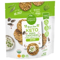 Simple Truth Organic Grain Free Keto Seed Crackers Herb