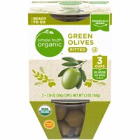 Simple Truth Organic Green Olives Pitted