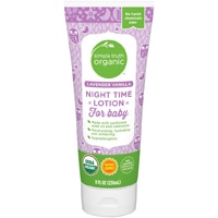 Simple Truth Organic Night Time Lotion For Baby Lavender Vanilla