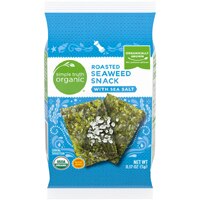 Simple Truth Organic Roasted Seaweed Snack Sea Salt