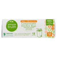 Simple Truth 13 Gallon Compostable Kitchen Bags