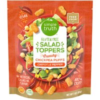 Simple Truth Gluten Free Salad Toppers Crunchy Chickpea Puffs Chipotle Pepper