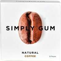 Simply Natural Chewing Gum Coffee