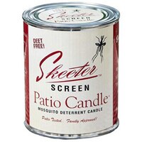 Skeeter Screen Patio Mosquito Deterrent Candle Deet Free