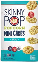 SkinnyPop Popcorn Mini Cakes Gluten Free Sea Salt