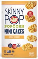 SkinnyPop Popcorn Mini Cakes Gluten Free Sharp Cheddar