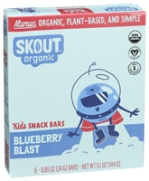 Skout Organic Kids Snack Bars Blueberry Blast