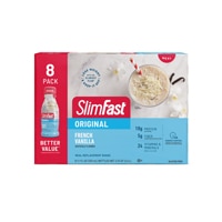 Slimfast Intermittent Fasting Snack Shake Mix, Double Chocolate Cake - 11.3 oz