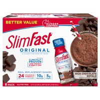 SlimFast Original RTD Meal Replacement Shake Rich Chocolate Royale