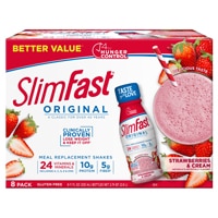 SlimFast Original RTD Meal Replacement Shake Strawberries & Cream