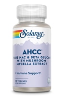 076280749748 - Solaray  AHCC plus NAC Beta Glucan30 -- 30 VegCaps