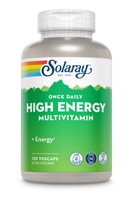 076280109054 - Solaray  Once Daily High Energy Multivitamin Iron Free -- 120 VegCaps