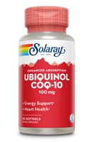 076280824810 - Solaray  Ubiquinol CoQ-10 -- 100 mg - 30 Softgels