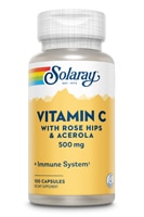 076280043907 - Solaray  Vitamin C -- 500 mg - 100 Capsules
