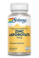076280047004 - Solaray  Zinc Asporotate™ -- 15 mg - 100 VegCaps