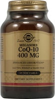 033984009547 - Solgar  CoQ-10 -- 400 mg - 30 Softgels