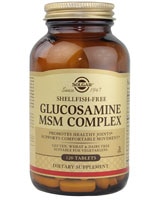 Solgar Glucosamine MSM Complex Shellfish Free