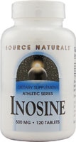 021078006633 - Source Naturals  Athletic Series Inosine -- 500 mg - 120 Tablets