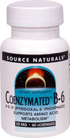 021078009412 - Source Naturals  Coenzymated™ B-6 -- 25 mg - 60 Lozenges