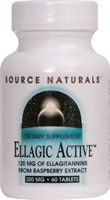 021078016304 - Source Naturals  Ellagic Active™ -- 300 mg - 60 Tablets