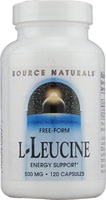 021078020530 - Source Naturals  Free Form L-Leucine -- 500 mg - 120 Capsules
