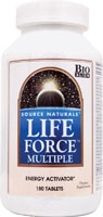 021078000433 - Source Naturals  Life Force™ Multiple with Iron -- 180 Tablets