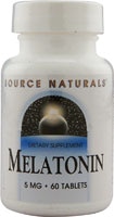 021078005568 - Source Naturals  Melatonin -- 5 mg - 60 Tablets