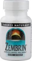 021078025245 - Source Naturals  Zembrin® -- 25 mg - 60 Tablets