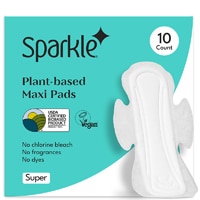 Sparkle Plant-Based Maxi Pads - Super