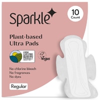 Sparkle Plant-Based Ultra Thin Pads - Regular