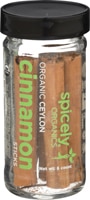 Spicely Organics True Cinnamon Sticks Jar