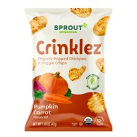 Sprout Organic Baby Food Crinklez Pumpkin Carrot