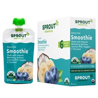 Sprout Organic Baby Food Organic Toddler Smoothie Blueberry Banana with Coconut Milk