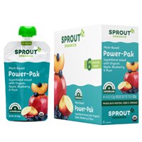Sprout Organic Baby Food PowerPak Apple with Superblend Blueberry Plum Toddler