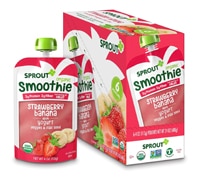 Sprout Organic Baby Food Smoothie12+ Months Strawberry Banana Yogurt