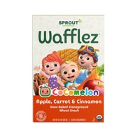 Sprout Organic Baby Food Wafflez Apple Carrot Cinnamon