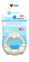 Spunky Pup Clean Earth Recycled Heavy Duty Dog Chew Ring Chicken Flavored Chicken