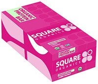 Square Organics Protein Bar Gluten Free Chocolate Coated Cherry -- 12 Bars