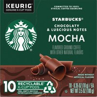 Starbucks Flavored Ground Coffee Pods Mocha