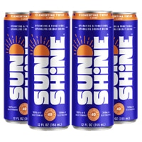 Sunshine Beverages Sparkling Energy Drink Clementine Twist