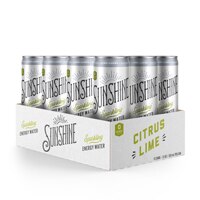 Sunshine Beverages Sparkling Energy Water Citrus Lime