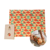 Superbee Reusable Beeswax Bread Wrap XXL Retro Vibes