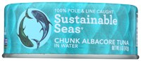 Sustainable Seas Chunk Albacore Can Tuna in Water