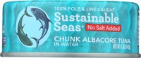 Sustainable Seas Chunk Albacore Can Tuna in Water - No Salt Added