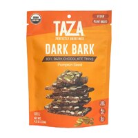 Taza Chocolate Dark Bark Chocolate Snacking Thins Pumpkin Seed