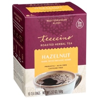 Teeccino Chicory Herbal Tea Caffeine Free Hazelnut