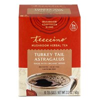 Teeccino Mushroom Herbal Tea Turkey Tail Astragalus