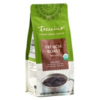 Teeccino Organic Chicory Herbal Coffee Alternative Caffeine Free French Dark Roast