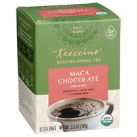 Teeccino Organic Roasted Herbal Tea Maca Chocolate