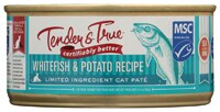 Tender & True Wet Cat Food Whitefish & Potato
